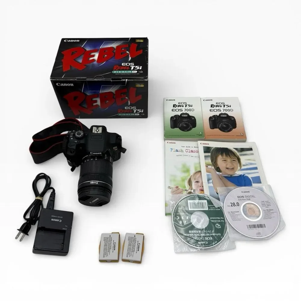 Canon EOS Rebel T5i 18.0 MP Digital SLR Camera with EF-S 18-135mm IS STM Kit